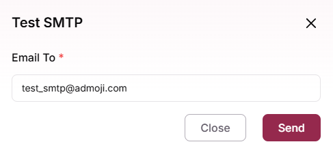 Test the SMTP Connection
