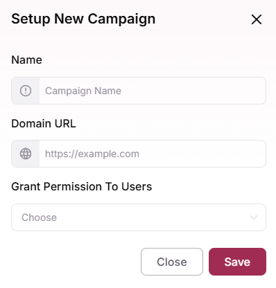 Configure the Campaign