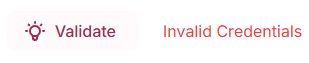 Validate Shopify Credentials