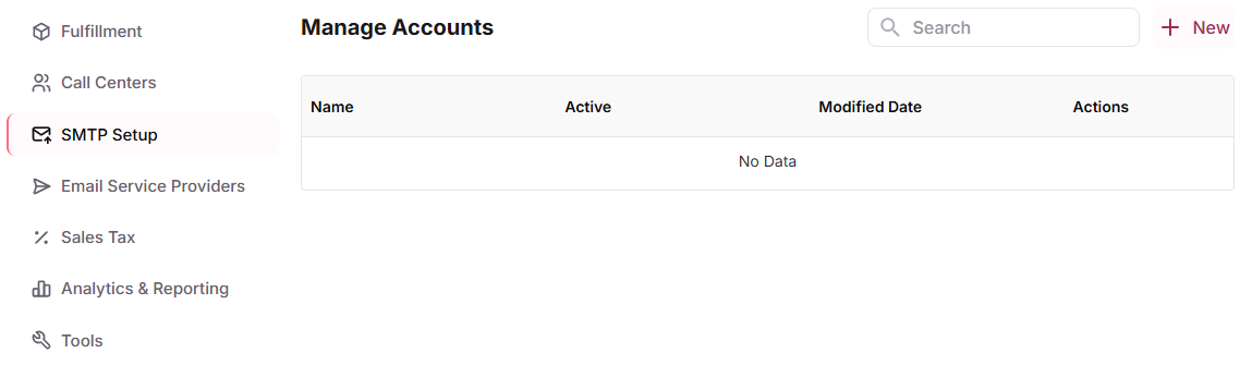 SMTP Setup