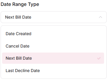 Configure Report Filters