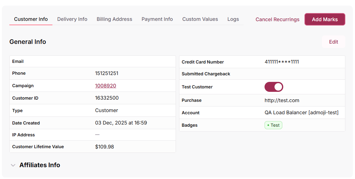 Chargeback Alert