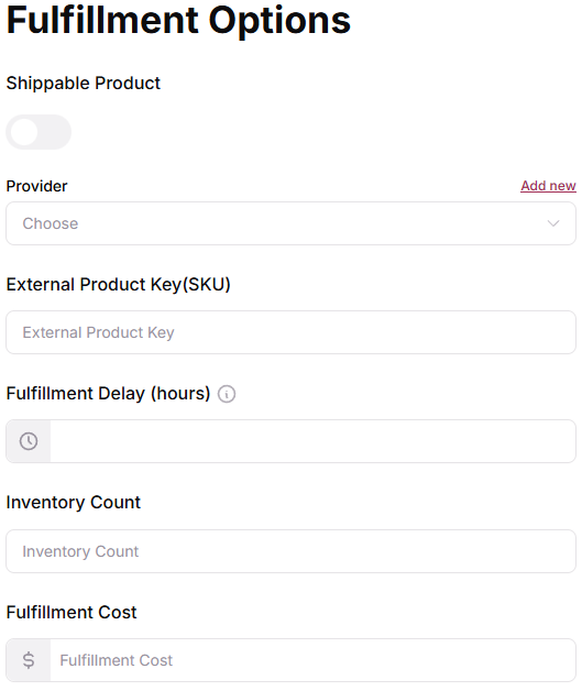 Fulfillment Cost