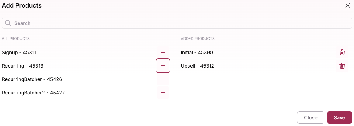 Add Products
