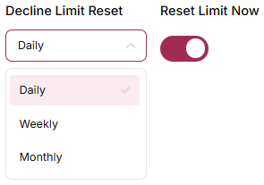 Reset Limit Now
