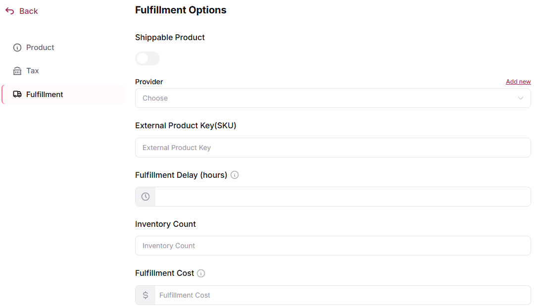 Configure the Fulfillment Delay