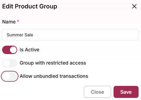 Fill in the basic group details