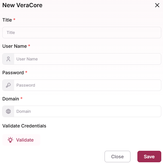 Configure the VeraCore fulfillment plugin