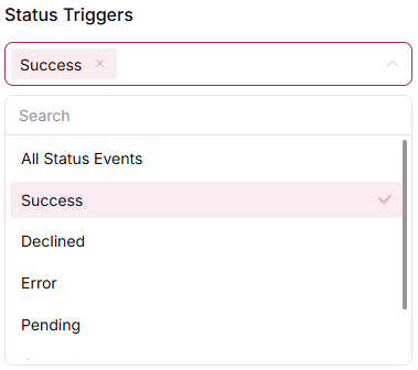 Configure postback settings