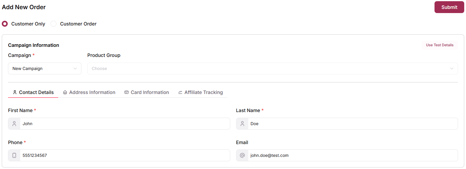 Affiliate Tracking