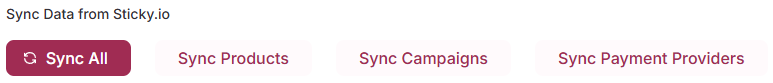 Sync Payment Providers