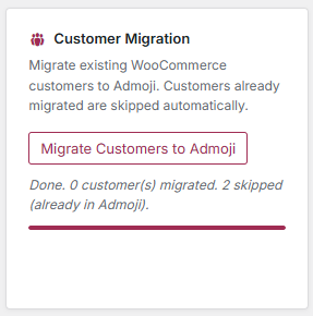 Migrate Existing Customers (optional)