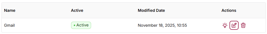 Edit or Delete an SMTP Provider