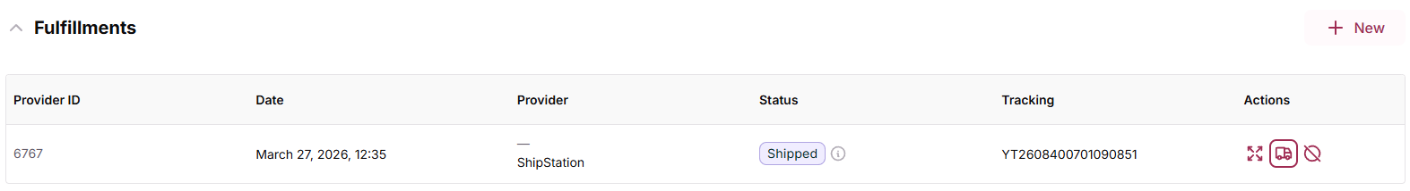 Reship a Single Order