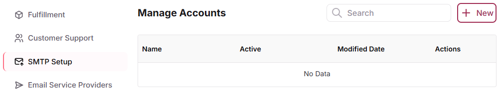 Access SMTP Setup