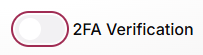 Disable Two-Factor Authentication