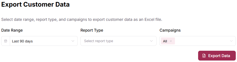 Configure Your Export