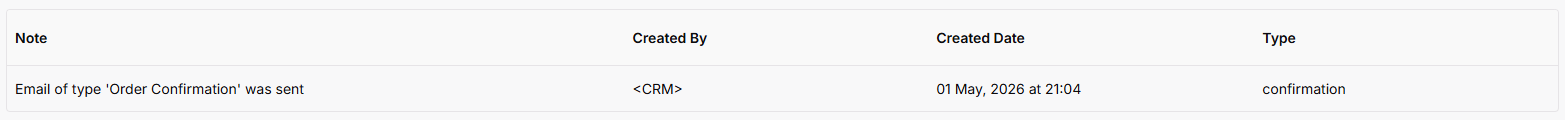 Email autoresponder send confirmation log