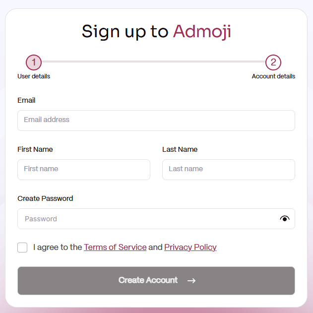 Create your user