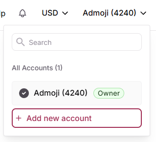Create an Additional Organization